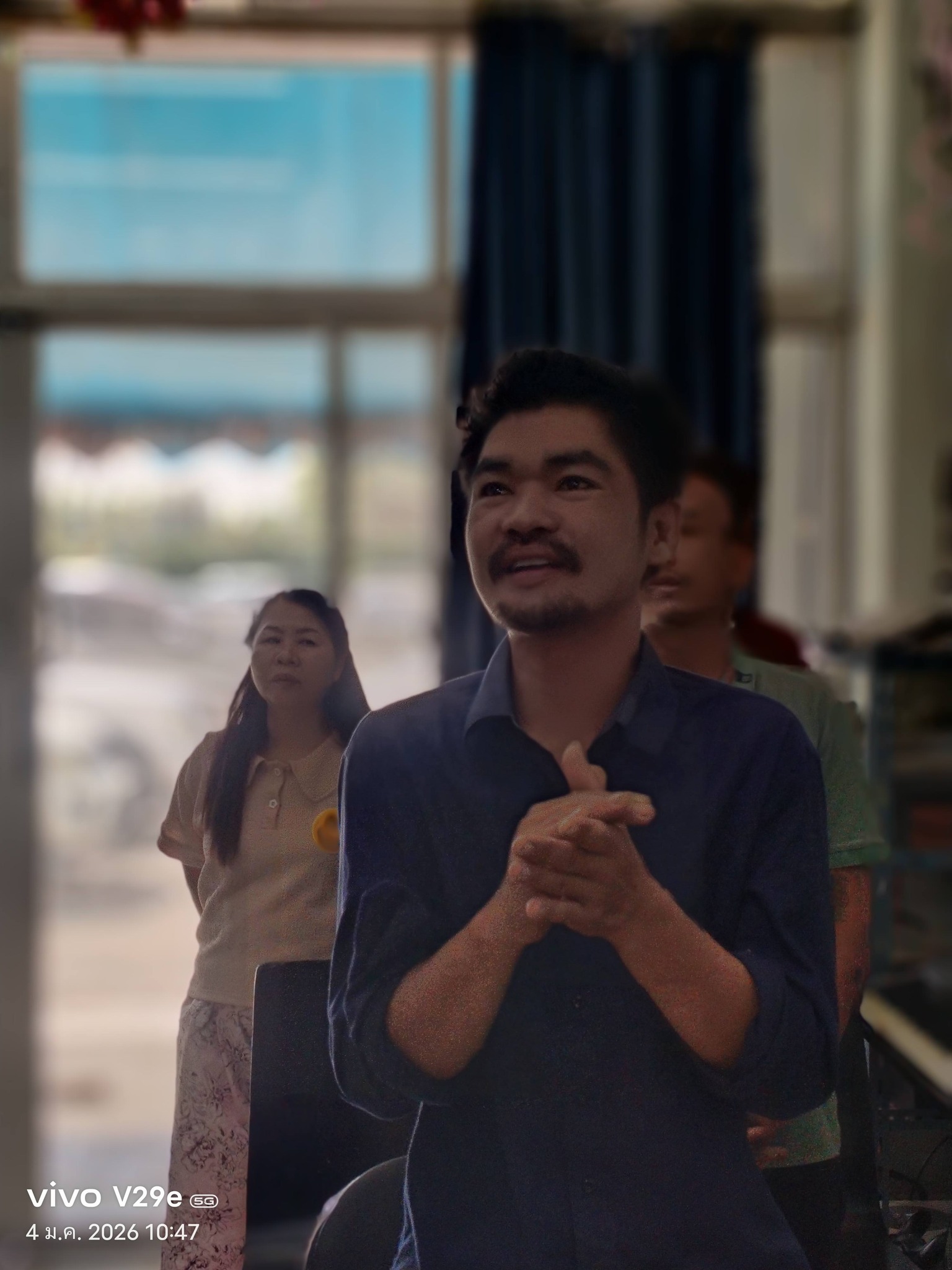 บรรยากาศการนมัสการ